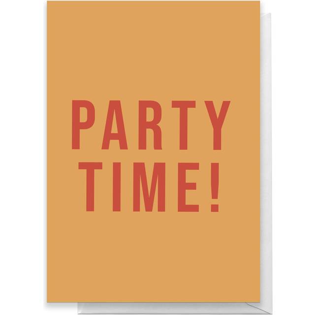 Party Time Greetings Card - Large Card