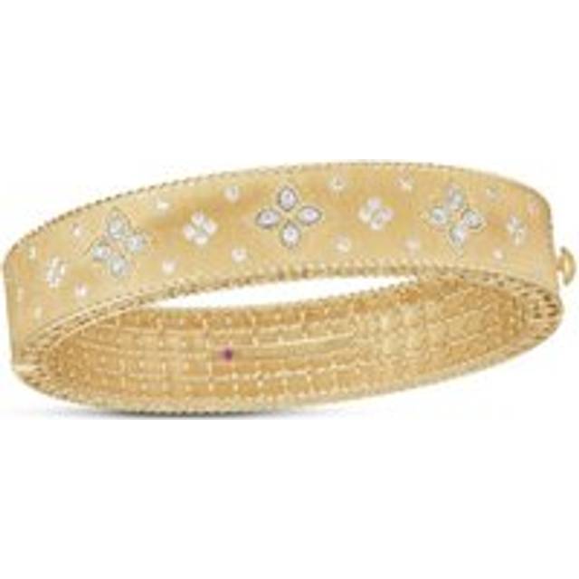 Roberto Coin Venetian Princess 18ct Yellow Gold Diamond Bangle
