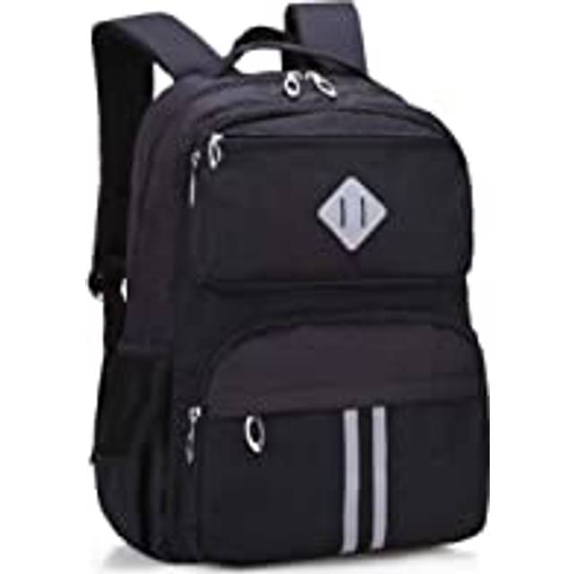 HOPYOCK® Skolväskor för Pojkar, Barn, Flickor, Skolryggsäckar med Flera Fickor för Tonåringar med Reflekterande Design, Vattentäta Skolväskor för Barn, Casual Daypack Elevernas Ryggsäck