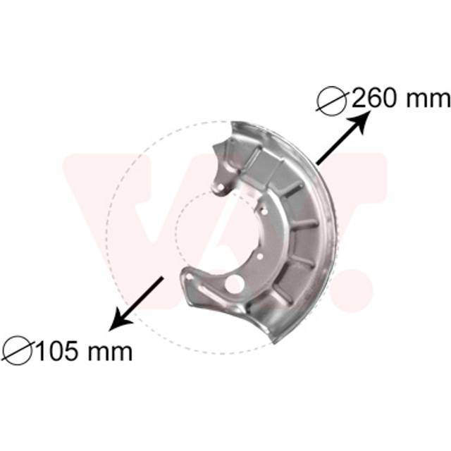 Splash Panel, brake disc 5880371