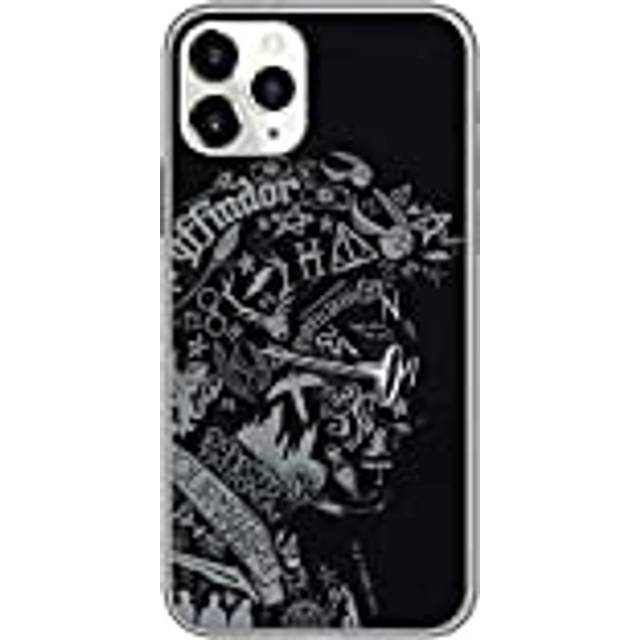 ERT GROUP mobiltelefonfodral för Apple Iphone 11 PRO MAX originalt och officiellt licensierat Harry Potter mönster 075 Vit anpassad till formen på mobiltelefonen, fodral tillverkad av TPU-plast
