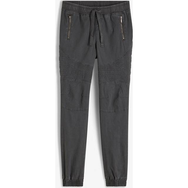 bonprix Used Look Biker Joggers - Charcoal Used
