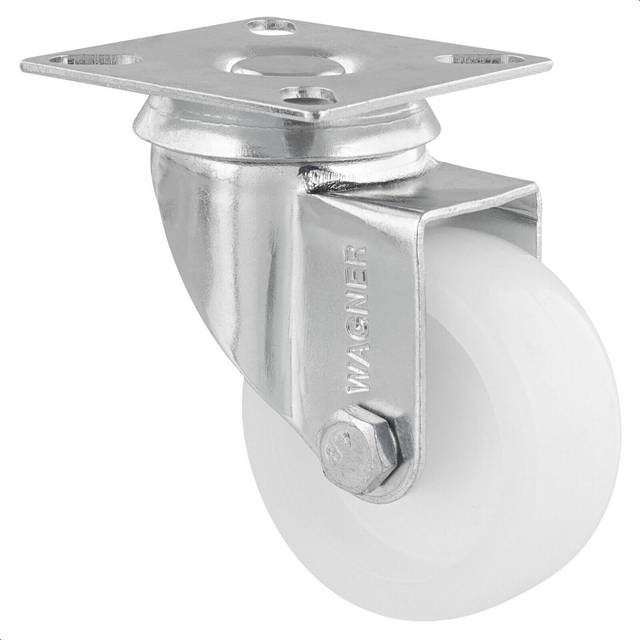 Wagner wheel Ø 50 mm, pack of 4, plastic, wheel Ø 50 mm, pack of 4, plastic, swivel castor