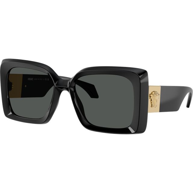 Versace Dark Grey Square Ladies Sunglasses VE4467U GB1/87 54 (Dimension: 7.0000x4.0000x3.0000 inches)