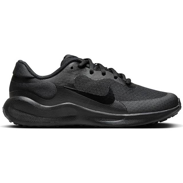 Nike Revolution 7 Older Kids' Road Running Shoes - Black - 13.5
