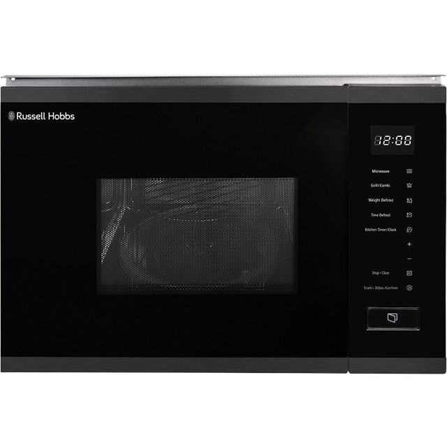 Russell Hobbs - Built in Digital Microwave Grill 20L Dark Steel RHBM2002DS - Black