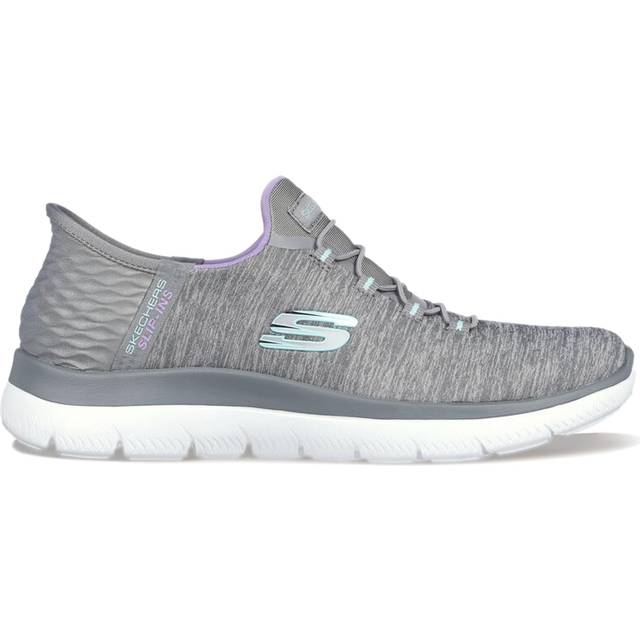 Skechers Damen Summits Dazzling Haze Sneaker, Gray, 39 EU