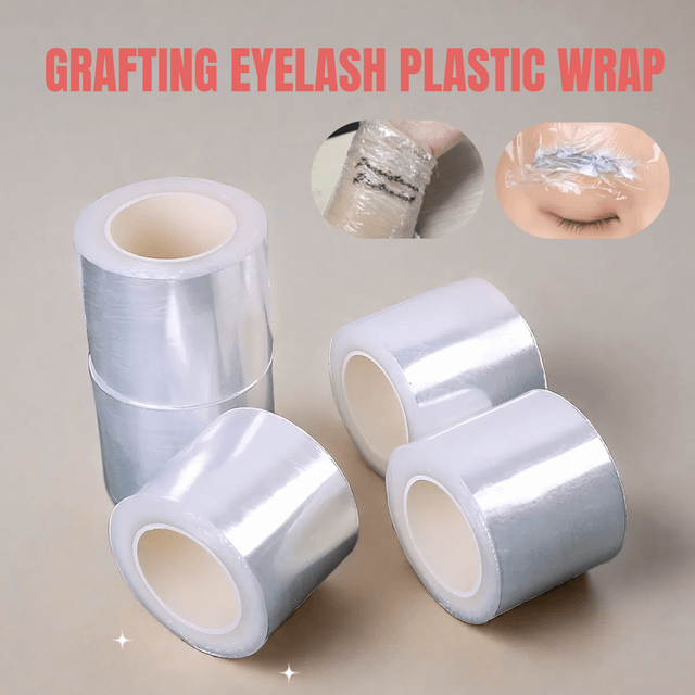 SHEIN 5 PCS/10 PCS,Tattoo Tattoo Film, Grafted Eyelashes Eyebrow Tattoo Plastic Wrap Masking Film Isolation Membrane Makeup Assist Supplies,Can Be Used To R