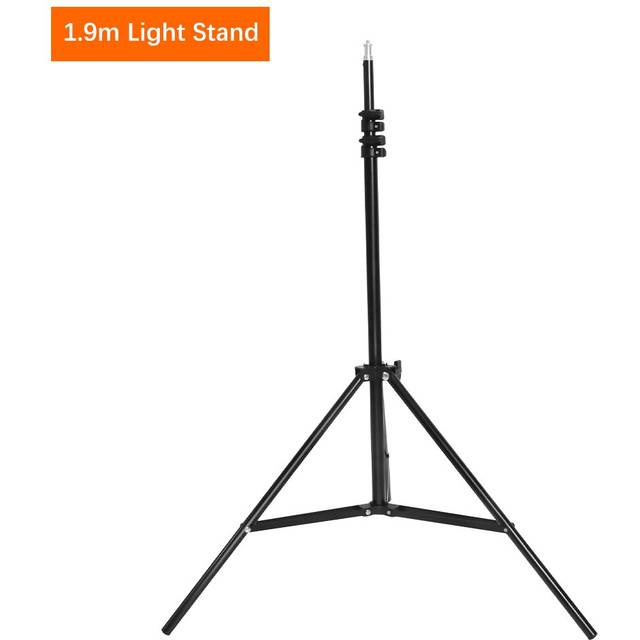 Godox 190cm 280cm fotografi studio belysning foto ljus stativ för blixt stroboskop kontinuerligt ljus