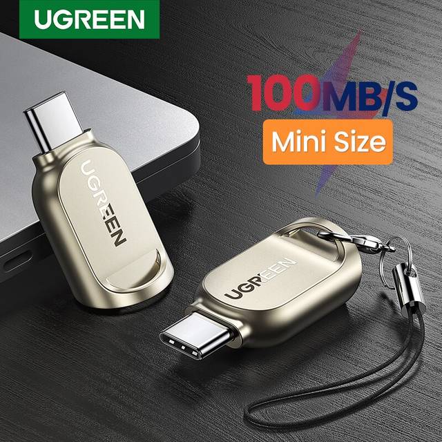 Ugreen usb c-kortl&#xE4;sare tf micro sd typ c 3.1 otg minneskortl&#xE4;sare adapter f&#xF6;r samsung huawei macbook micro sd-kortl&#xE4;sare