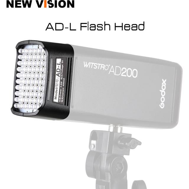 Godox AD-L LED Licht Hoofd Gewijd voor AD200 Draagbare Outdoor Pocket Flash Accessoires 60 STKS LED Lamp