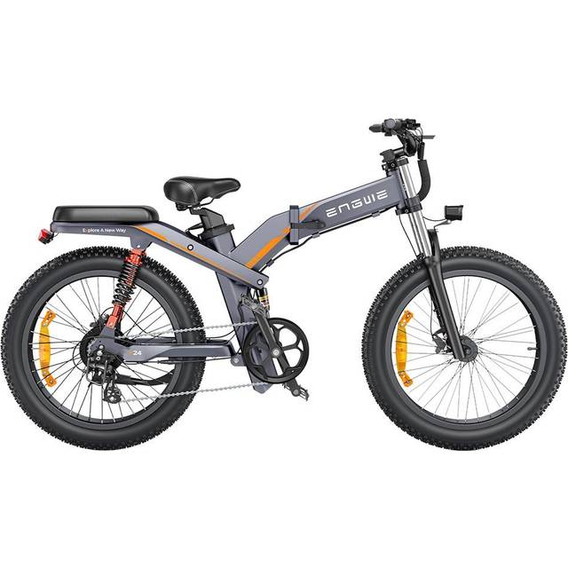 Engwe Elcykel 250W 48V 10AH Avtagbart Batteri Resor i Stad Elcykel 14 Tums Stad Folk Elcykel Mountainbike Tears T14-grey