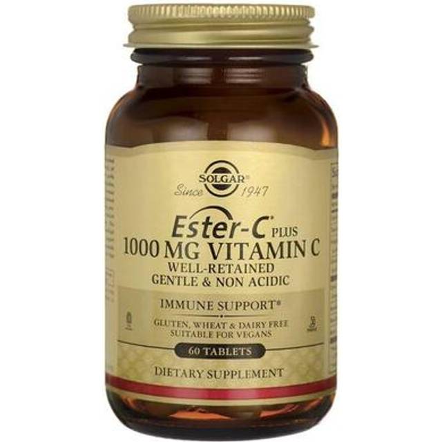Solgar, Ester-C Plus Vitamin C, 1,000 mg, 60 tablets