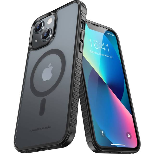 UNBREAKcable Magnetic Case for iPhone 13/14ï¼iPhone 13/14 Case with MagSafe[Military Grade Shockproof][Ultra-Slim][Non-slip]Translucent Matte Back&