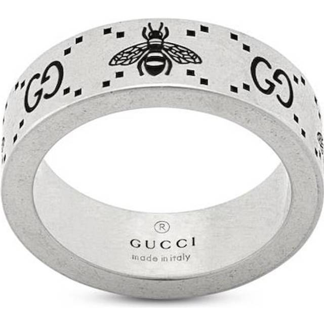 Gucci Signature Silver Bee Ring