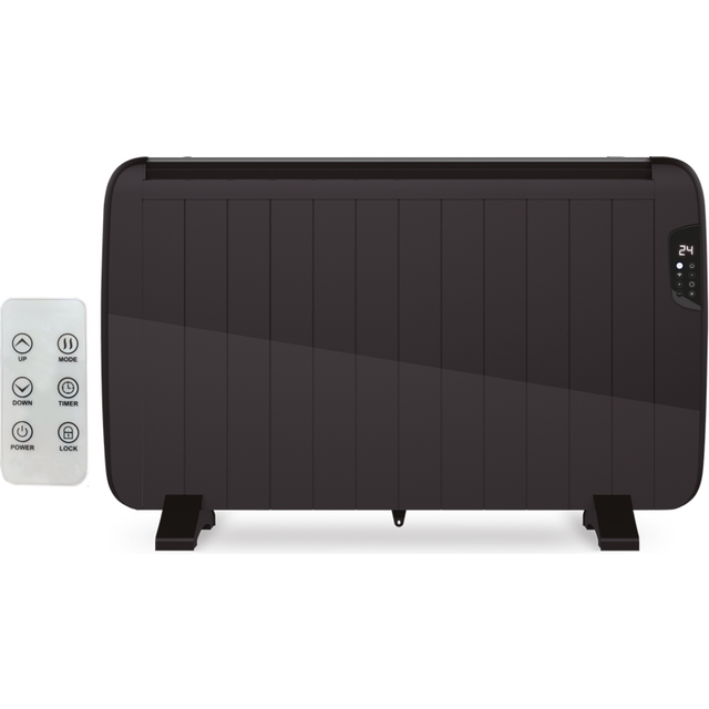 ENER-J Smart Wifi Radiator Heater 2000W, Black Body, Black