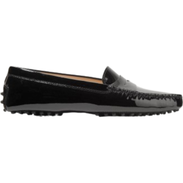Tod's Gommino patent leather moccasins