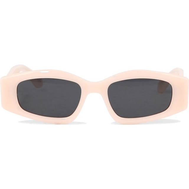 Azzedine Alaia AA0079S 003 Women's Sunglasses Pink Size 52 - Frosted Pink (52)