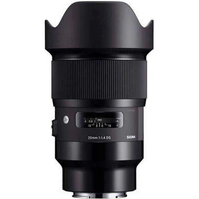 Sigma 20 mm F1,4 DG HSM konstobjektiv för Sony-E bajonett