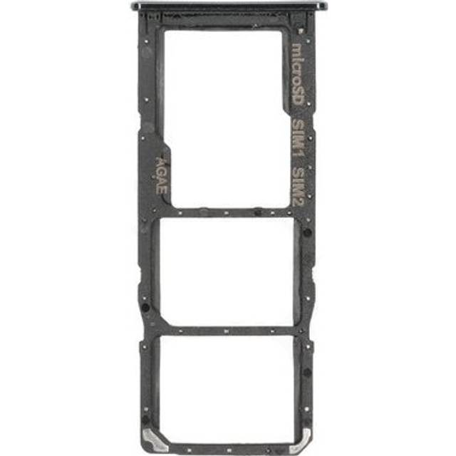 Samsung Galaxy A71 SIM & MicroSD Kort Facket GH98-44757A - Svart