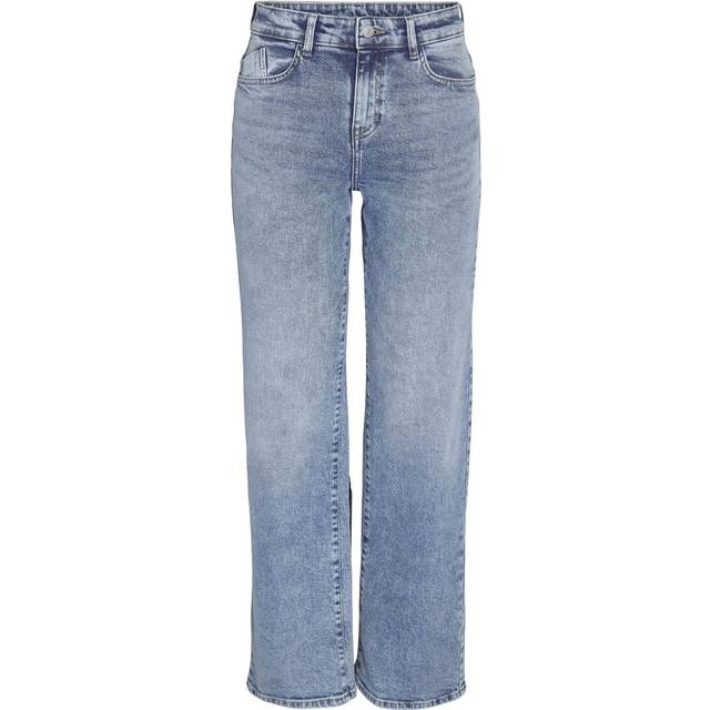 Noisy may Damjeans med vida ben Nmyolanda normal midja, Ljusblå denim, 26W x 32L