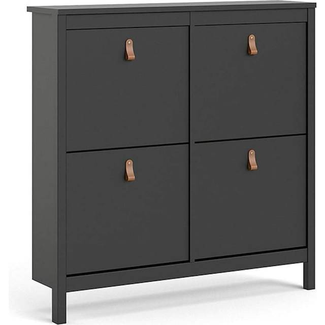 Tvilum Madrid Shoe Storage Cabinet - Black
