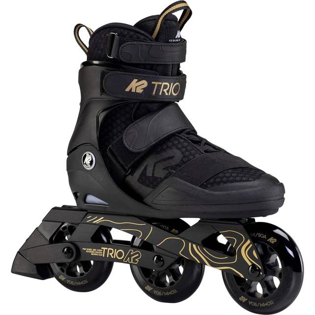 K2 Skates unisex inline-skridskor TRIO 110, svart – guld, 30F0133.1.1.090