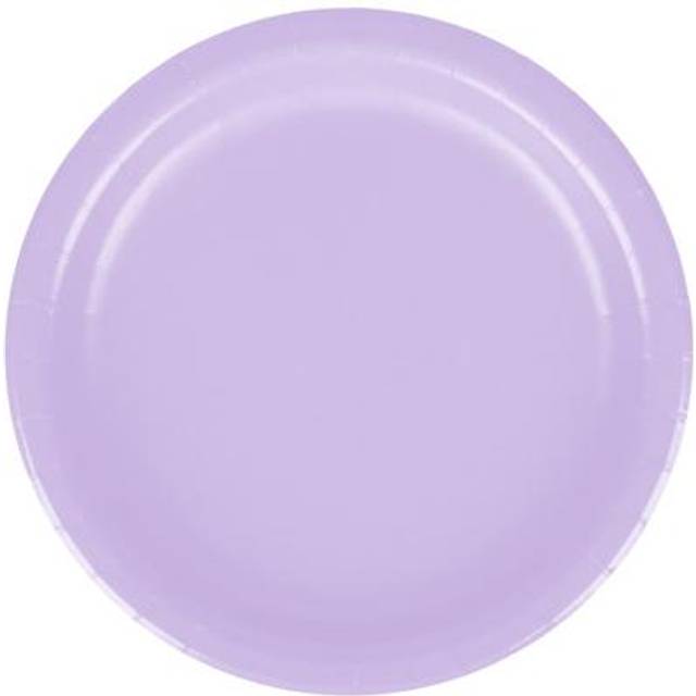 Creative Converting Touch of Color 24 Count Paper Dessert Plates, Luscious Lavender