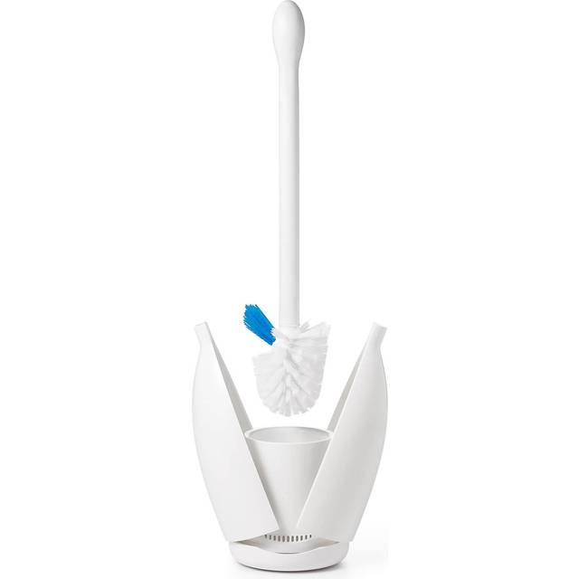 OXO Good Grips Toilet Brush With Rim Cleaner, White