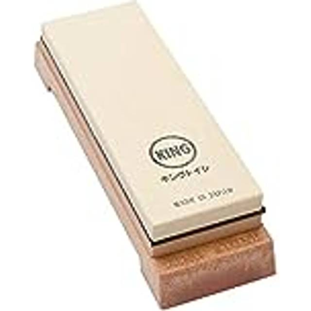 KING KW65 1000/6000 Grit Combination Whetstone with Plastic Base