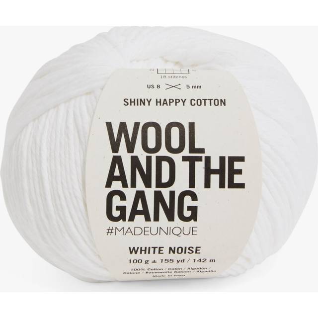 Wool And The Gang Shiny Happy Cotton Knitting and Crochet Yarn, 100g