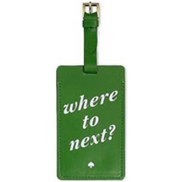 Kate Spade 'Where To Next' Luggage Tag - Gold