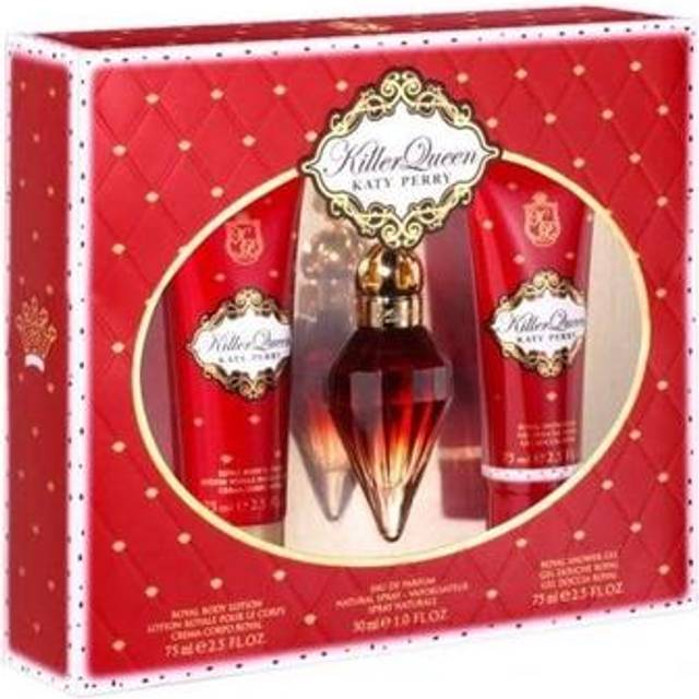 Katy Perry Killer Queen - 30ml Perfume Gift Set With Body Lotion and Shower Gel.