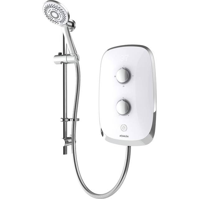9.5kw Aqualisa eMOTION Electric Shower - Arctic White