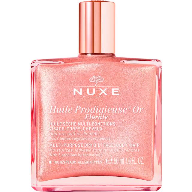 Nuxe Huile Prodigieuse Or Florale Shimmering Multi-Purpose Dry Oil For Face, Body & Hair 50ml