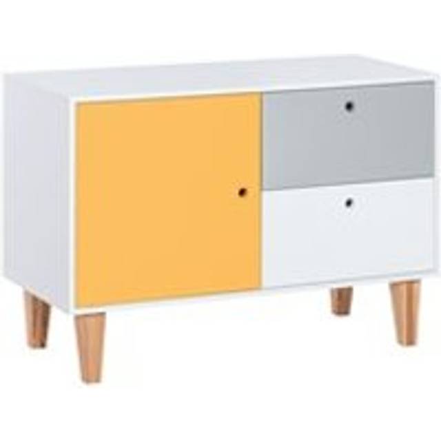 Vox Concept Low Chest of Drawers - Yellow