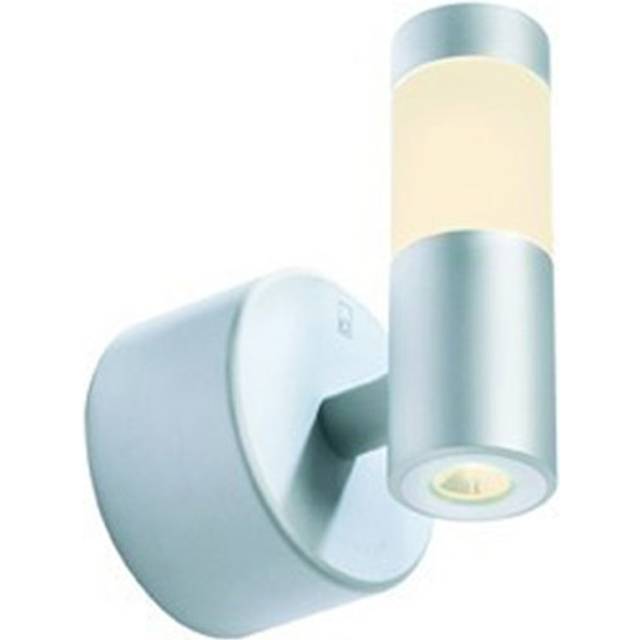 Collingwood 3W Silver Halo/Flood LED Wall Light IP65 240V 3000K Warm White