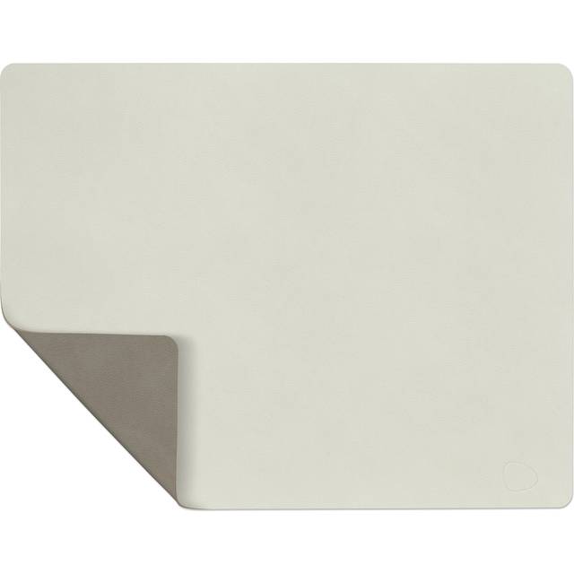 LIND DNA Nupo bordstablett vändbar square L 1 st Linen-flint grey - Grå
