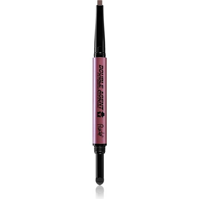 Rude Cosmetics RUDE Double Agent 2 in 1 Eyebrow Pencil & Powder Hazel