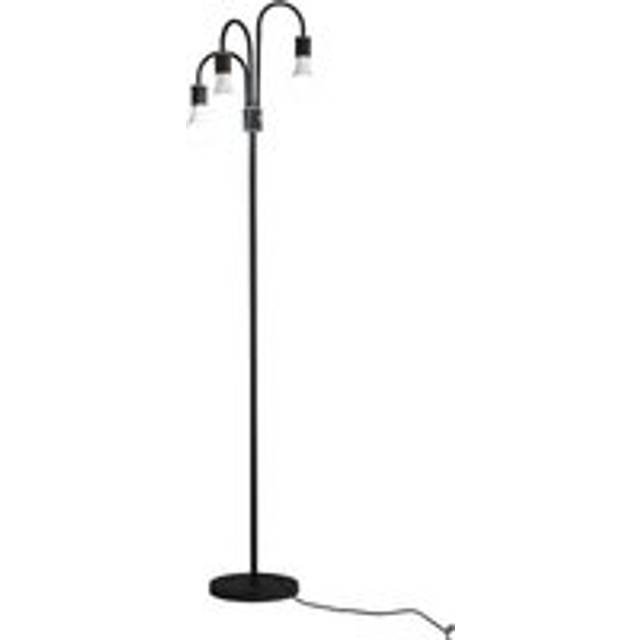 Modern Industrial 3 Lights Floor Lamp - Black