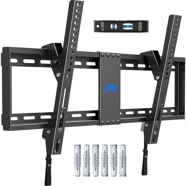 Mounting Dream Tilt TV Wall Mount Bracket for Most 37-70 Inch LED, LCD, OLED, Plasma TVs up to VESA 600x400mm and 60kg, Incl. Fischer Wall Plugs,