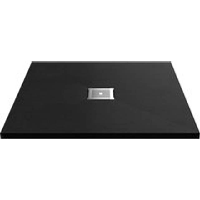 Hudson Reed Square Shower Tray 900 x 900mm - Black, Black
