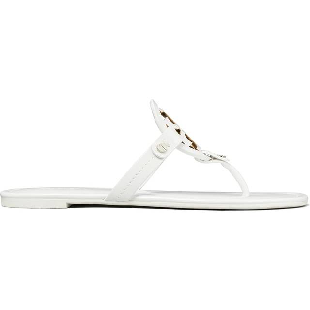 【Tory Burch】MILLER パテント サンダル／オプティックホワイト Tory Burch Womens Miller Thong Sandals - Optic White | eBay