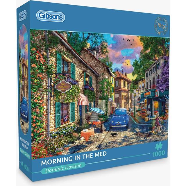 Gibsons Morning in the Med 1000 Piece Puzzle In Multi