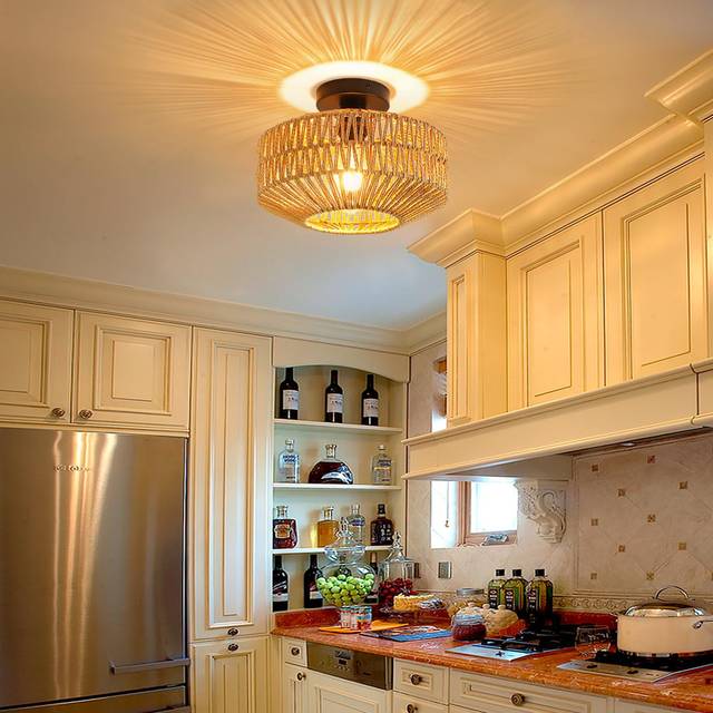 Bayview Semi Flush Mount - Bronze (21.5cm H X 30cm W X 30cm D)