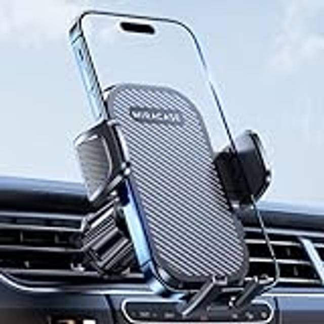 Miracase Car Phone Holder Air Vent Phone holder Cars 360Â° Rotation Release Car Phone Stable Hook Clip Phone Automobile Cradle iPhone Samsung etc