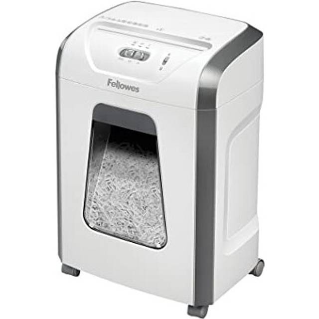 Fellowes Paper Shredder for Home Office Use - 12 Sheet Cross Cut Paper Shredder for Deskside Use - FS-12C Home Shredder with 19L Pull-out Bin