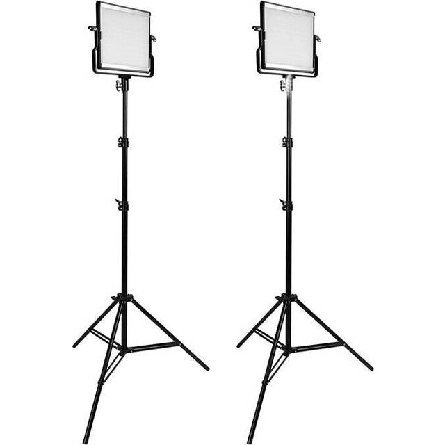 LED Video Light 2 Set Photographic Light with Tripod for Studio YouTube Video Shooting Photography