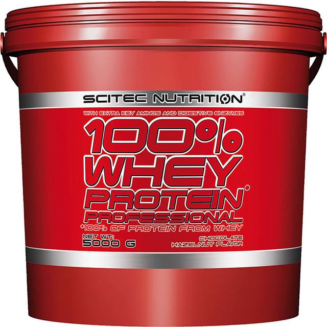 Scitec Nutrition 100% Whey Protein Professional | 5000g | Chocolate Hazelnut | Protein Powder | Balanced Whey Protein Blend