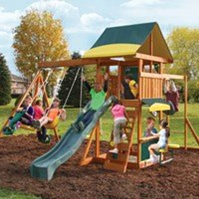 Kidkraft Bookridge Climbing Frame Outdoor Wooden Play Centre